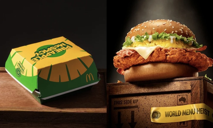 ▲ 맥도날드 호주의 '파인애플 맥스파이스'. ©맥도날드 UK