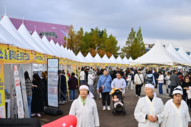▲ 속초음식축제 행사장 전경. ⓒ속초시