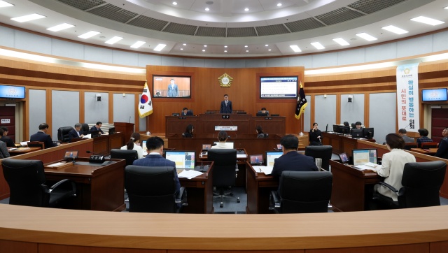 ▲ 제297회 임시회 개회ⓒ오산시의회 제공