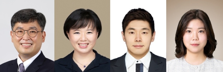 ▲ 왼쪽부터 성균관대 주경민 교수, 브레인부티크 염선영 대표(이상 공동 교신저자), 성균관대 양정두 박사과정, 브레인부티크 허지원 의사(이상 공동 제1저자).ⓒ성균관대