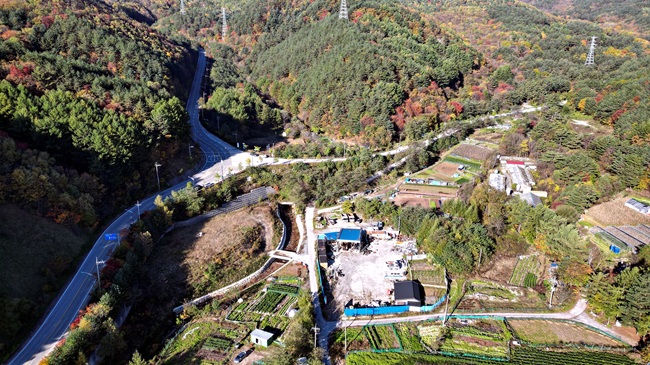 ▲ 서학 스포츠타운 조성사업 부지. ⓒ태백시