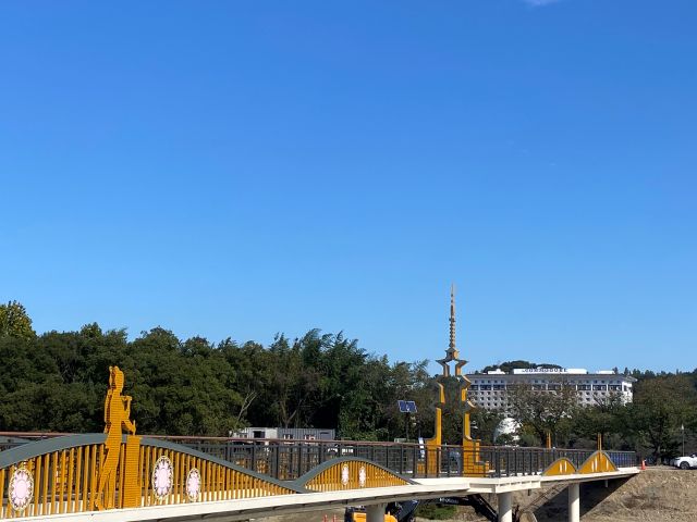 ▲ 보문관광단지 ‘사랑교’ 전경.ⓒ경북관광공사