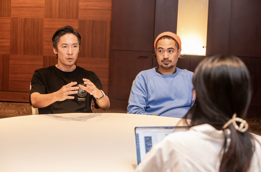 ▲ 블랙캣화이트캣 세이야 마츠미야 CEO(좌), 에릭 레이프 CCO. ©2025 ONE Asia(윤용기 포토그래퍼)