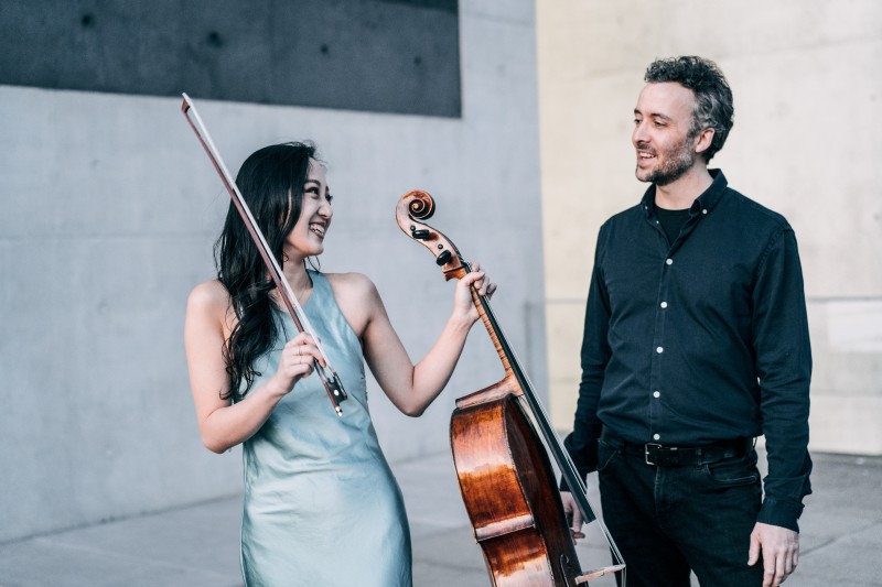 ▲ 첼리스트 최하영과 피아니스트 요하임 카르.ⓒMagnus Skrede