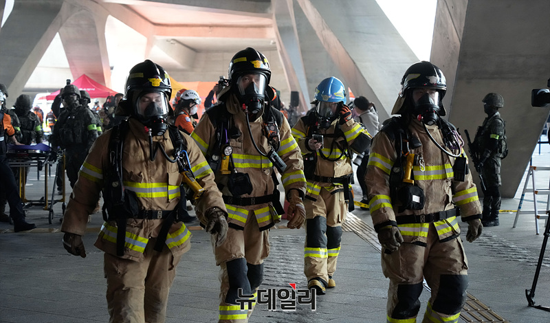 ▲ 소방대원 자료사진. ⓒ뉴데일리 DB