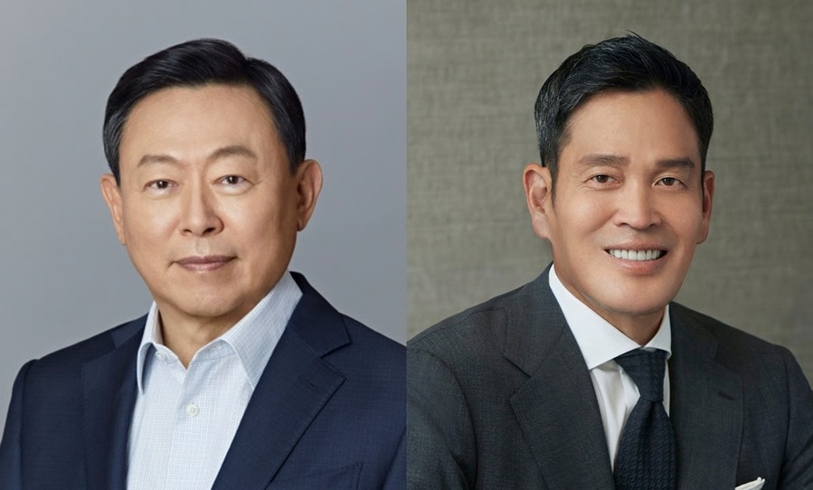 ▲ 신동빈 롯데그룹 회장(왼쪽), 정용진 신세계그룹 회장 ⓒ롯데, 이마트