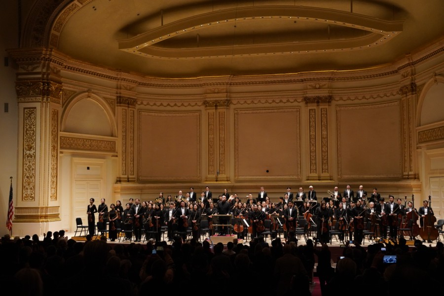 ▲ 서울시향은 27일(현지시간) 오후 8시 뉴욕 카네기홀에서 미국 순회공연의 첫 무대를 성공적으로 마쳤다.ⓒ서울시립교향악단