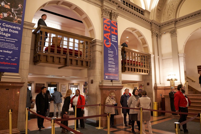 ▲ 서울시향은 27일(현지시간) 오후 8시 뉴욕 카네기홀에서 미국 순회공연의 첫 무대를 성공적으로 마쳤다.ⓒ서울시립교향악단