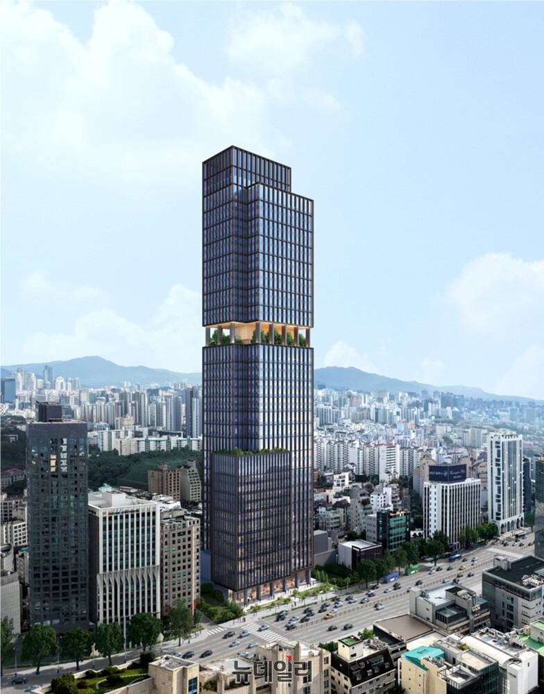 ▲ 강남구 청담동 프리마호텔 부지 재건축 조감도 ⓒ서울시