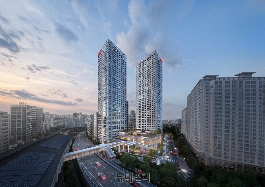 ▲ 영등포구 대림2동 옛 BYC사옥 부지 재건축 조감도 ⓒ서울시