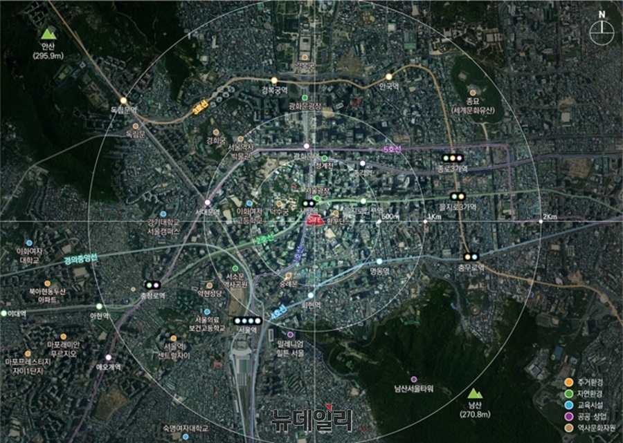 ▲ 서울광장 일대 리모델링 대상지 위치도 ⓒ서울시