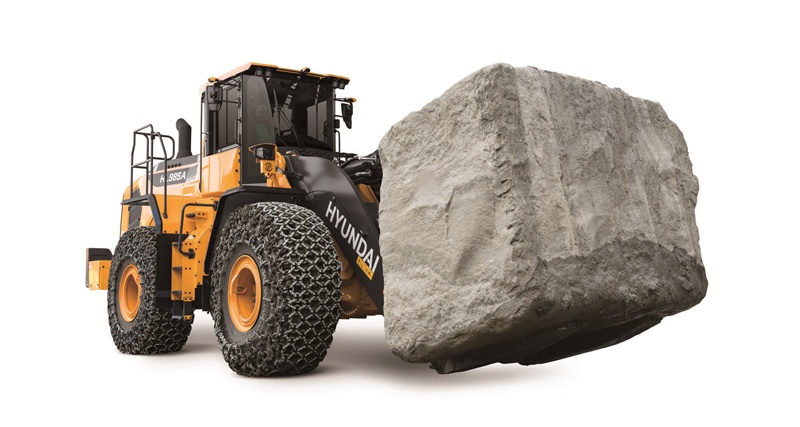 ▲ HD현대건설기계 블록 핸들러. ⓒHD현대건설기계