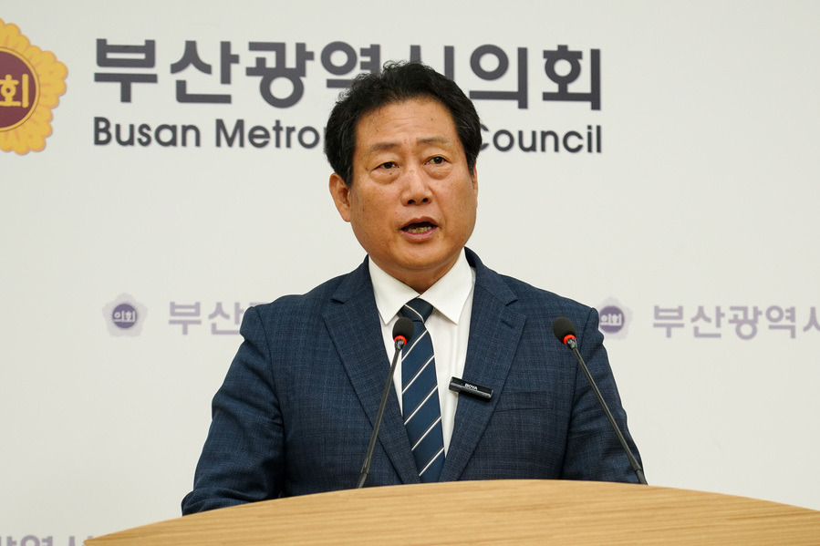 ▲ 더불어민주당 유동철 수영구지역위원장.ⓒ변진성 기자