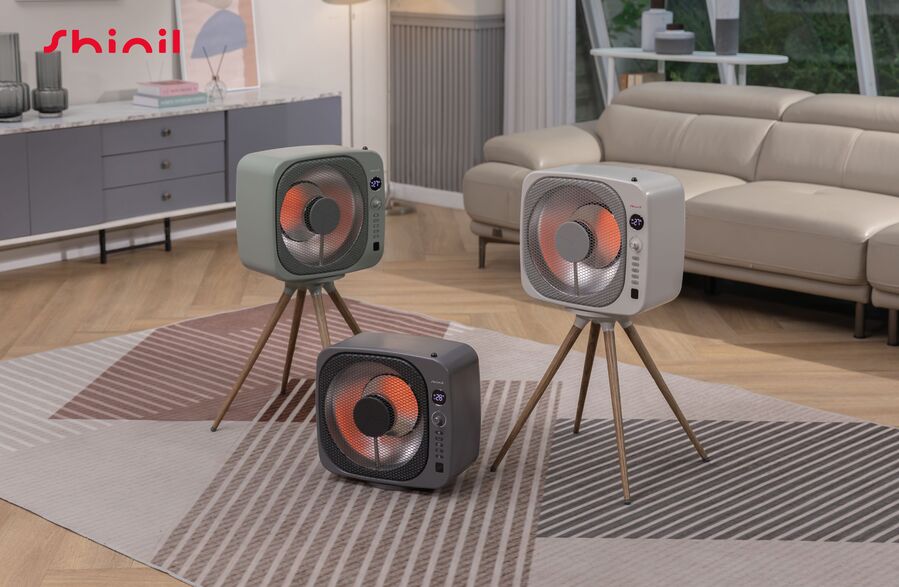 ▲ 신일전자가 에코 팬 큐브 히터 신제품을 출시했다. ⓒ신일전자