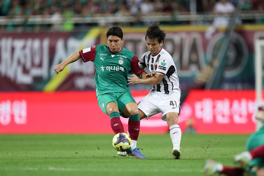 ▲ 대전과 서울이 오는 11월 1일 대전월드컵경기장에서 K리그1 35라운드 맞대결을 펼친다.ⓒ한국프로축구연맹 제공