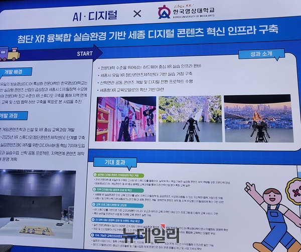 ▲ 한국영상대학교 RISE 사업 성과.ⓒ이길표 기자