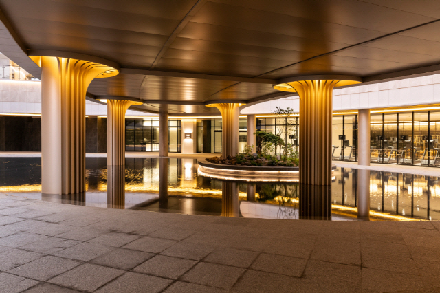 ▲ 라체르보 써밋 선큰정원의 이미지ⓒ대우건설