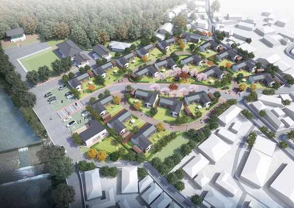 ▲ 부여군의‘농촌리브투게더’조감도.ⓒ부여군