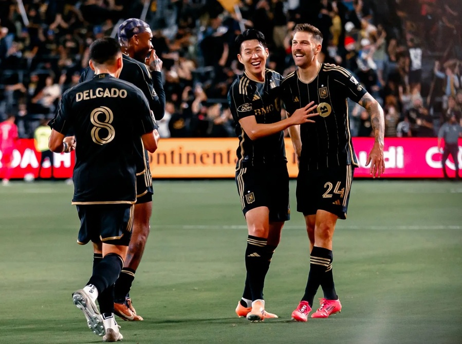 ▲ 플레이메이커 손흥민의 활약이 돋보인 가운데 LA는 오는 3일 오스틴과 PO 2차전을 펼친다.ⓒLA FC 제공