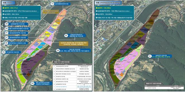 ▲ 농촌활력촉진지구 계획도. ⓒ인제군