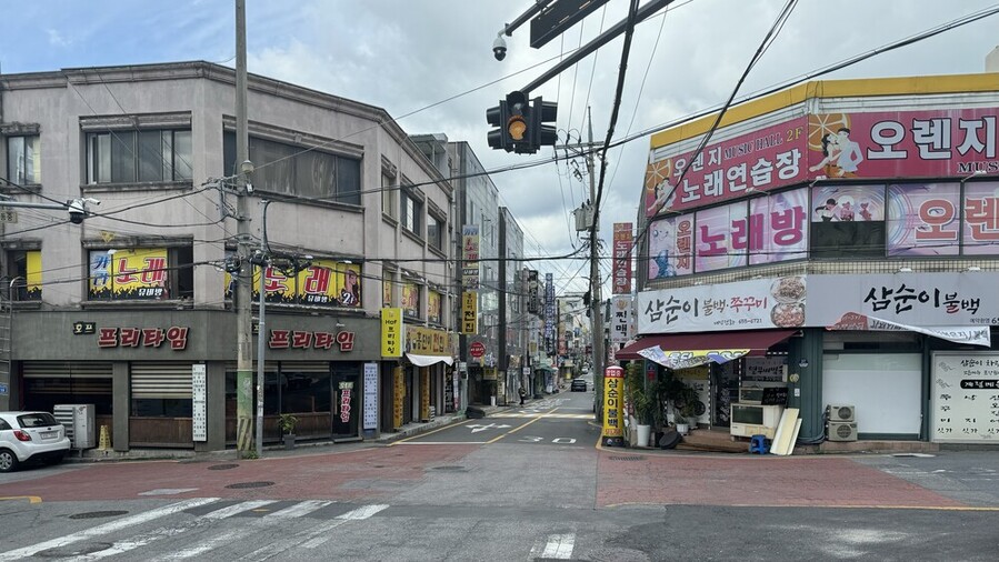 ▲ 광주 남구 봉선동 먹자골목 전경ⓒ광주시 남구청 제공