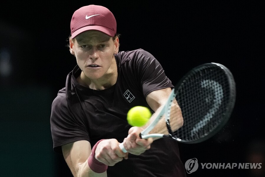 ▲ 세계 랭킹 2위 신네르가 파리 대회 결승에 진출하면서 세계 랭킹 1위 탈환을 눈앞에 뒀다.ⓒ연합뉴스 제공