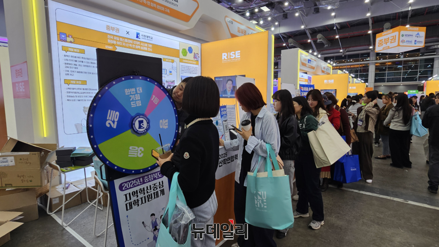 ▲ 29~31일 대구 EXCO에서 열린 ‘2025 산학연협력 EXPO’서원대 부스.ⓒ김정원 기자