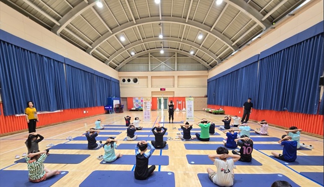 ▲ 1학기 스마트 성장 케어 사업 모습. ⓒ삼척시