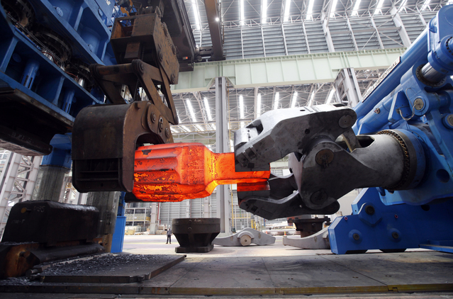 ▲ 두산에너빌리티 창원 단조 공장 내부 모습. ⓒ두산에너빌리티