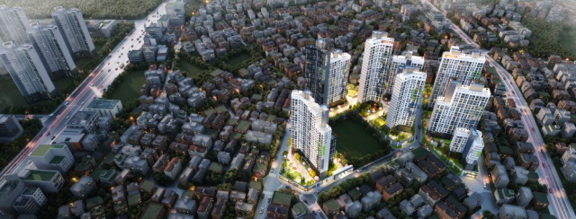 ▲ 시흥1동 모아타운 조감도. ⓒ한신공영