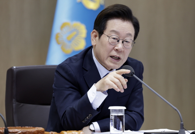 ▲ 이재명 대통령이 10월 21일 서울 용산 대통령실 청사에서 열린 국무회의에서 발언하고 있다. ⓒ뉴시스