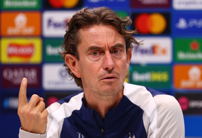 ▲ 토트넘 프랭크 신임 감독의 전술과 리저십이 의심을 받고 있다.ⓒ연합뉴스 제공