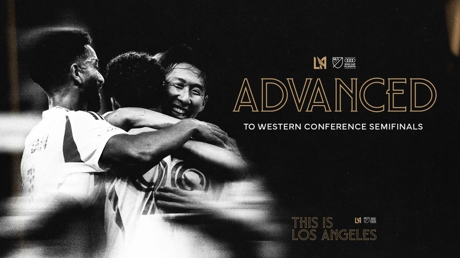 ▲ 손흥민의 LA가 서부 콘퍼런스 4강에 진출했고, 4강에서 뮐러의 밴쿠버와 격돌한다.ⓒLA FC 제공