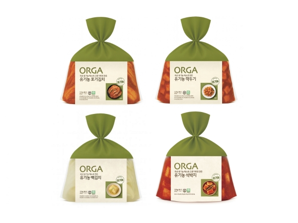 ▲ 프리미엄 유기농 포장김치 신제품ⓒ올가홀푸드