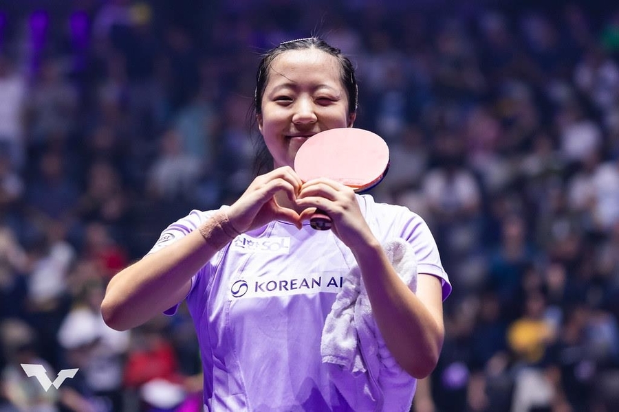 ▲ 몽펠리에 대회 4강에 진출한 신유빈이 세계 랭킹 12위에 올랐다.ⓒWTT 제공