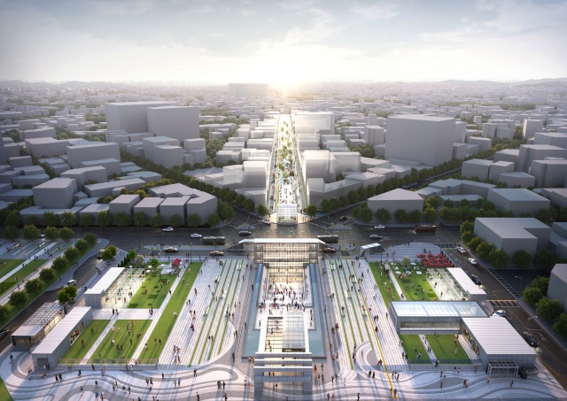 ▲ 평택역 복합문화광장 조감도ⓒ평택시 제공