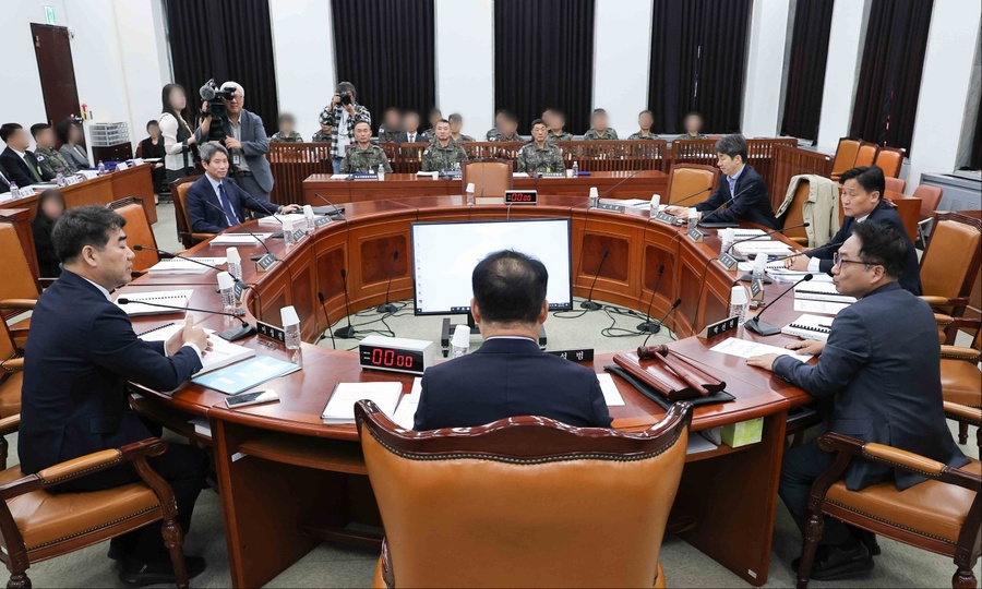 ▲ 5일 오전 서울 여의도 국회에서 정보위원회의 국방정보본부 등에 대한 국정감사가 진행되고 있다.2025.11.05. ⓒ뉴시스