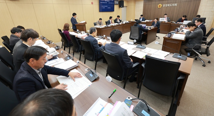 ▲ 충북도의회는 5일 도의회에서 행정사무감사를 진행했다.ⓒ충북도의회