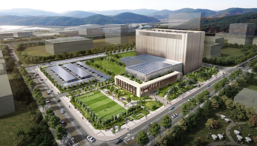 ▲ 장성 파인데이터센터 조감도ⓒ전라남도 제공