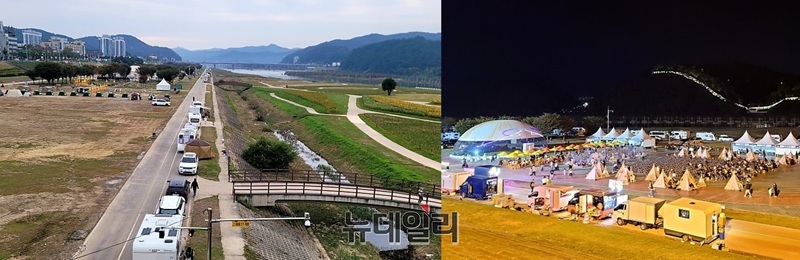 ▲ 공주 날밤까지 축제 모습.ⓒ이길표 기자