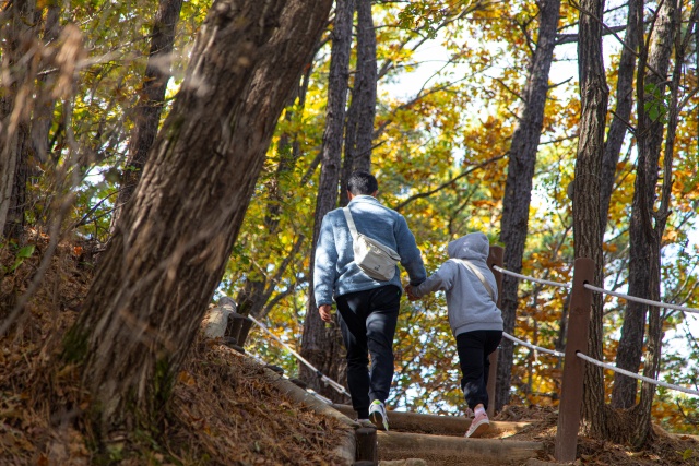▲ 산책, 트레킹, 등산이 하나로 ‘광명 구름산산림욕장’ ⓒ경기관광공사 제공