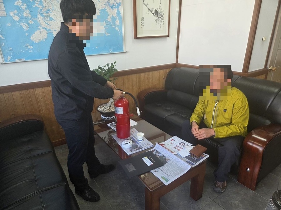 ▲ 장흥소방서_소화기안내ⓒ장흥소방서 제공