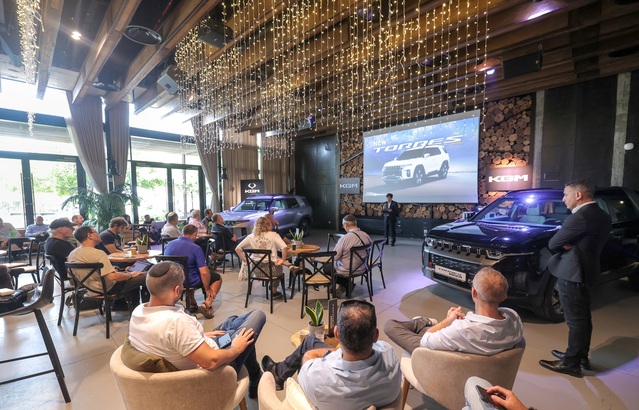 ▲ KGM 이스라엘 토레스HEV 론칭 행사. ⓒKGM