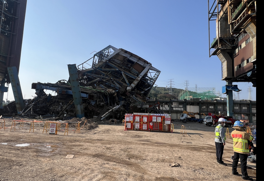 ▲ 붕괴된 구조물 모습. ⓒ독자 제공