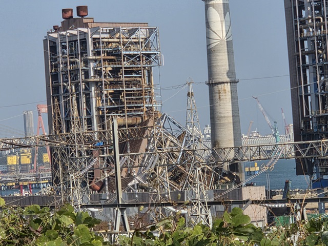 ▲ 붕괴된 구조물 모습. ⓒ독자 제공