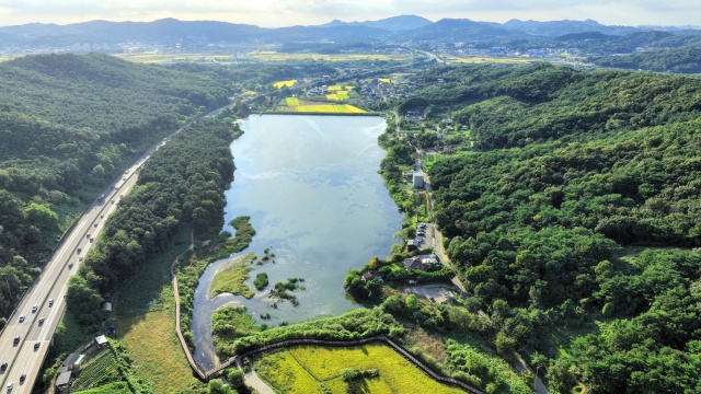 ▲ 서랑저수지 전경ⓒ오산시 제공