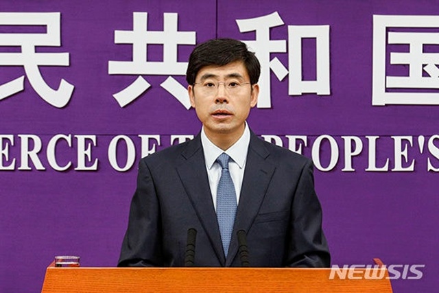 ▲ 허야둥 중국 상무부 대변인. 사진=뉴시스 DB. 240429 ⓒ뉴시스