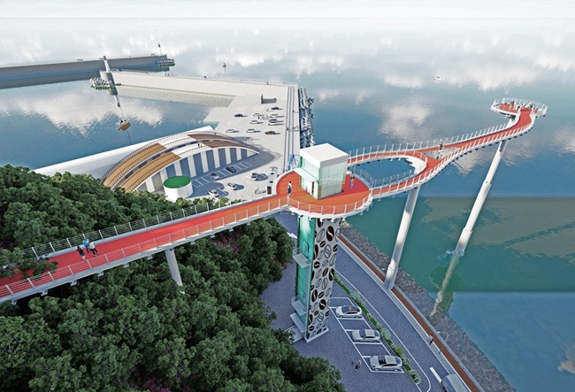 ▲ 안목 죽도봉 스카이밸리 조감도. ⓒ강릉시