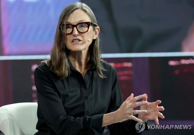 ▲ 캐시 우드 아크인베스트먼트 CEO. AFP 연합뉴스 자료사진. 250221 ⓒ연합뉴스