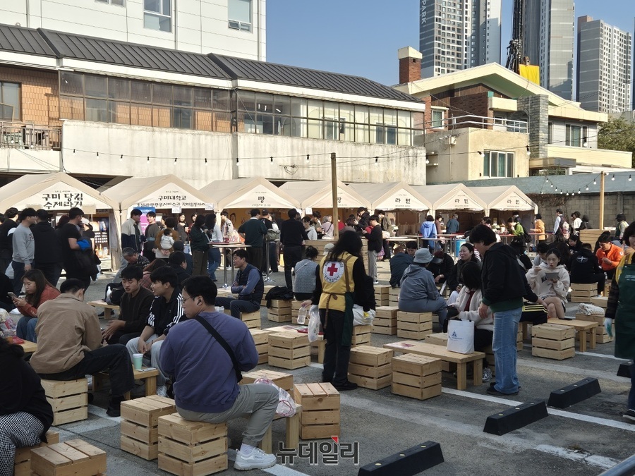 ▲ 취식존은 각각 다른 테마로 꾸며졌다.ⓒ조현우 기자